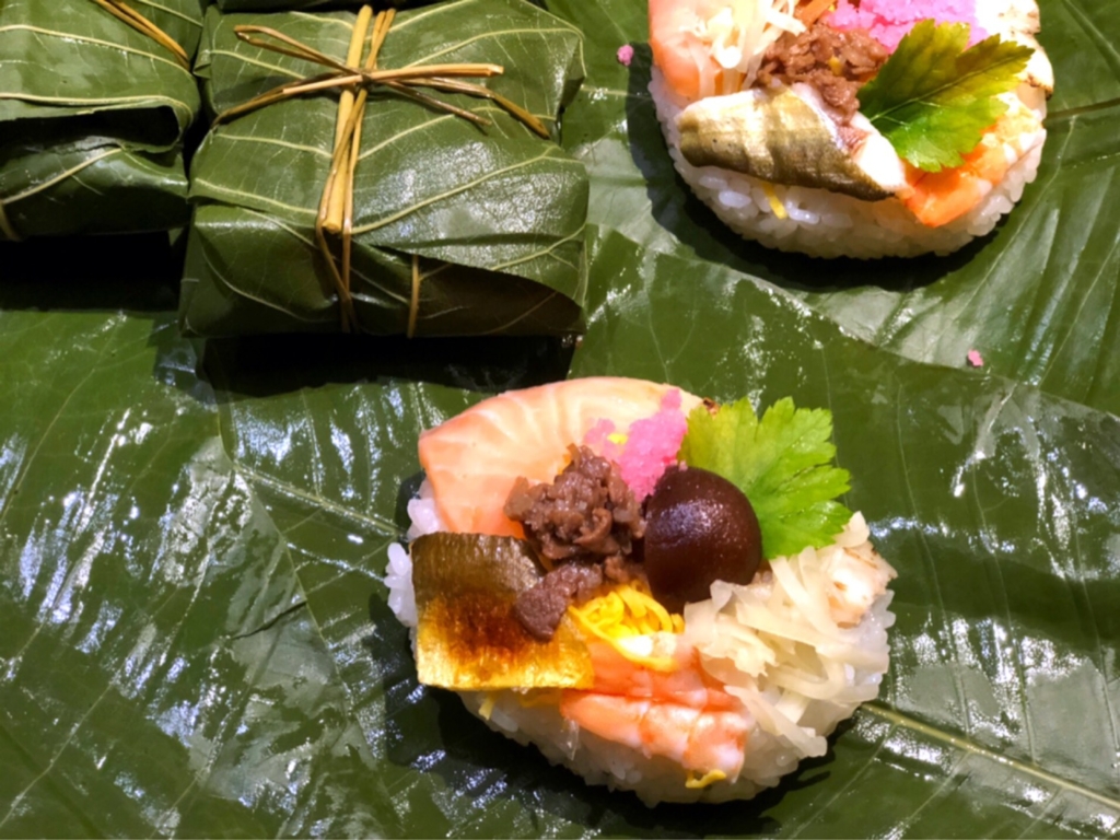 寿司幸の朴葉寿司